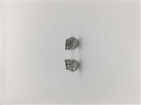 Orecchini Orecchini in oro lobo in Oro bianco SON OR OB ALBEROVITA Soma Gioielli G1.3